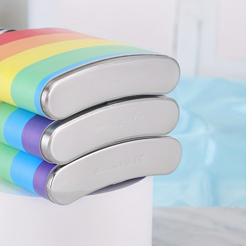 Rainbow Patch Stainless Steel Wine Bottle & Jug