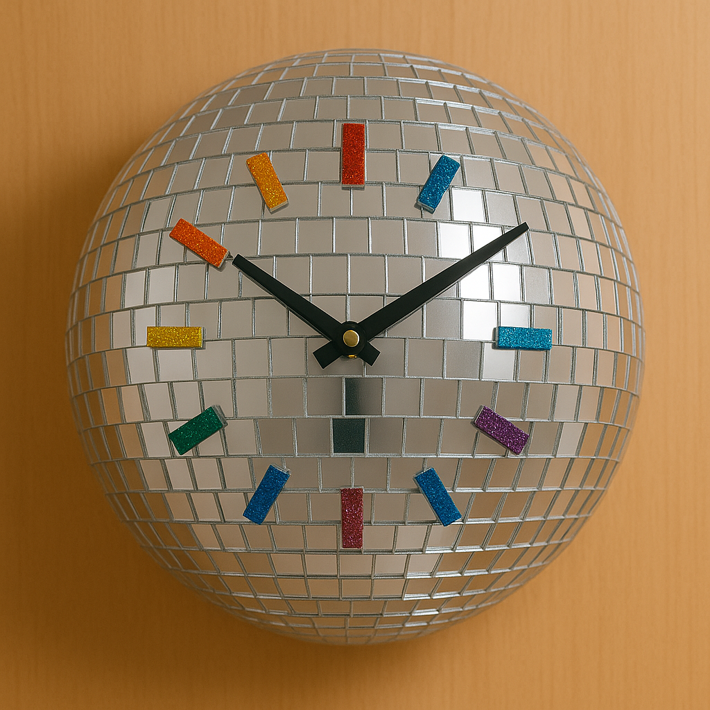 Disco Ball Wall Clock