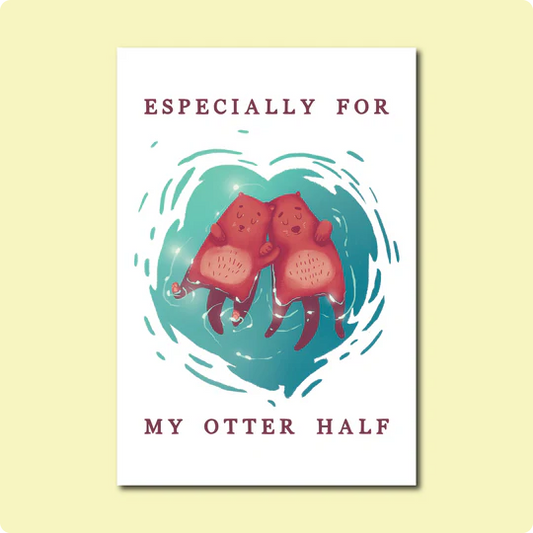 Otter Half Card Card