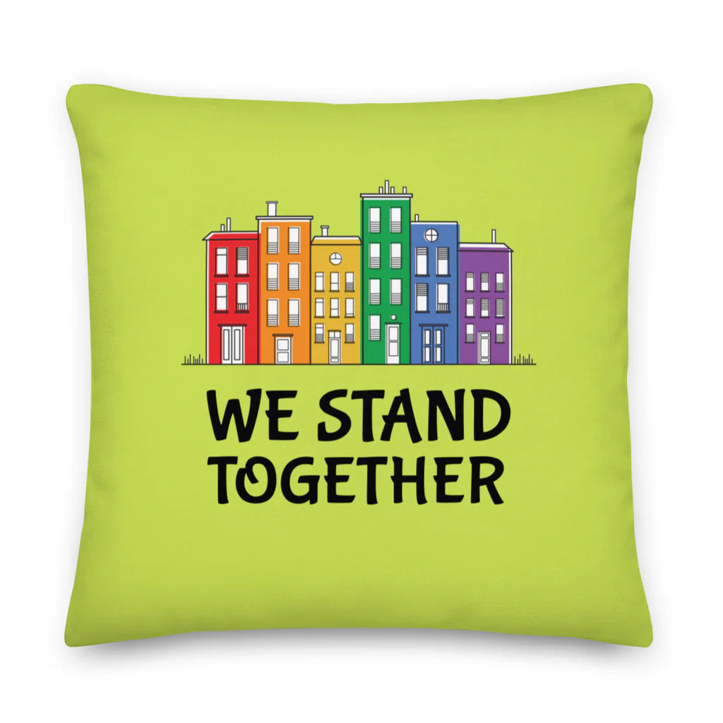 We Stand Together Throw Pillow