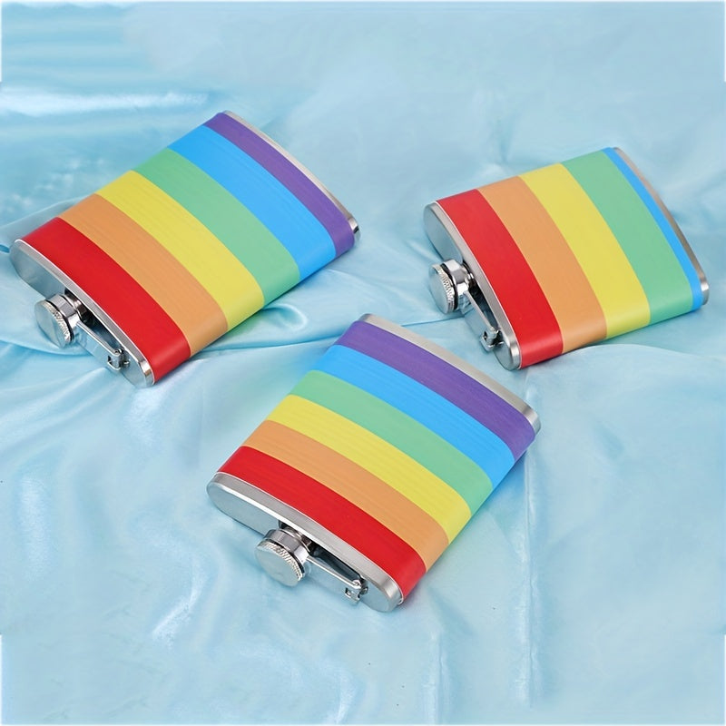 Rainbow Patch Stainless Steel Wine Bottle & Jug
